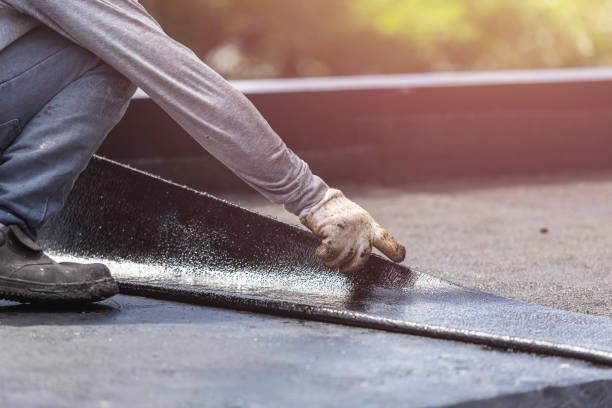 Professional Exterior Waterproofing technician working in Nunica, MI